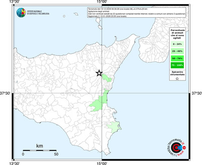Mappa territorio comunale con almeno 3 questionari