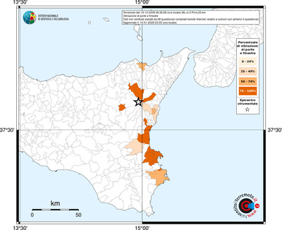 Mappa territorio comunale con almeno 3 questionari