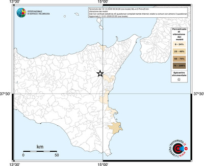 Mappa territorio comunale con almeno 3 questionari