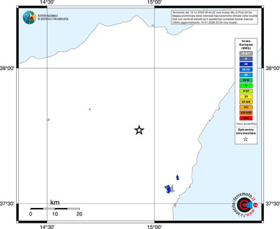 Mappa EMS - territori località
