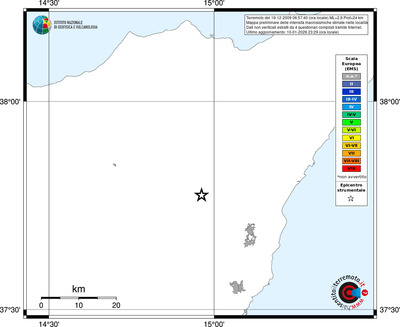 Mappa EMS - territori località