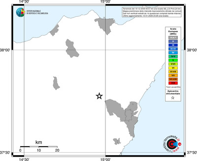 Mappa EMS - territori comuni