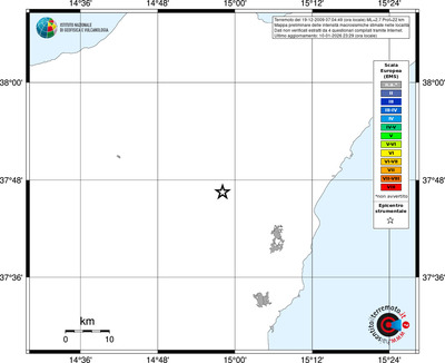 Mappa EMS - territori località