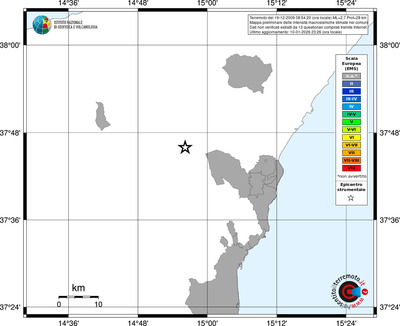 Mappa EMS - territori comuni