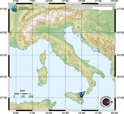 Area di invio delle email agli iscritti