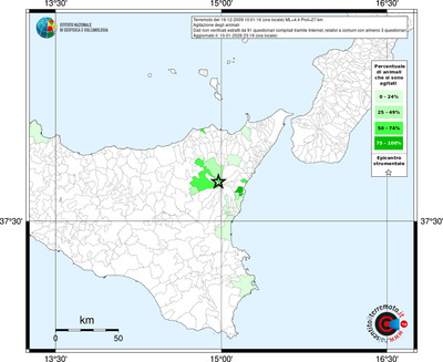 Mappa territorio comunale con almeno 3 questionari