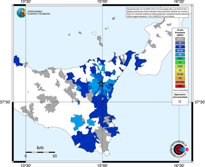 Mappa EMS - territori comuni