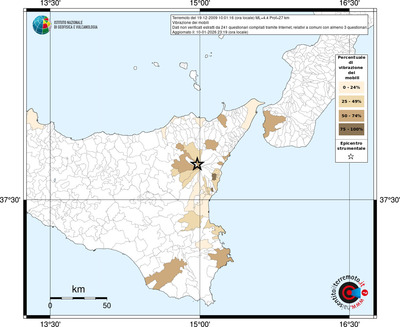 Mappa territorio comunale con almeno 3 questionari