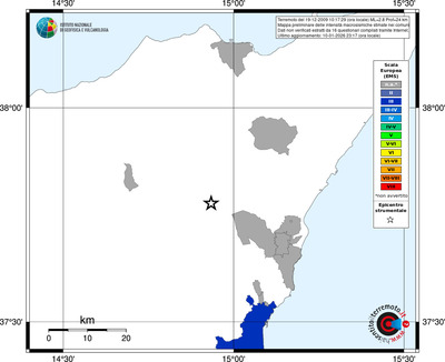 Mappa EMS - territori comuni