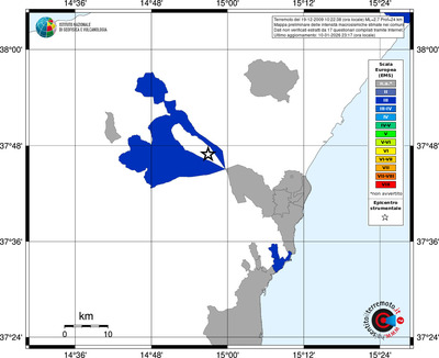 Mappa EMS - territori comuni