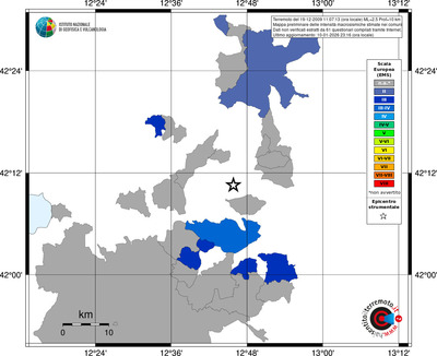 Mappa EMS - territori comuni
