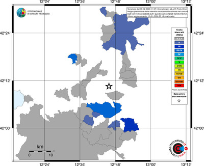Mappa MCS - territori comuni