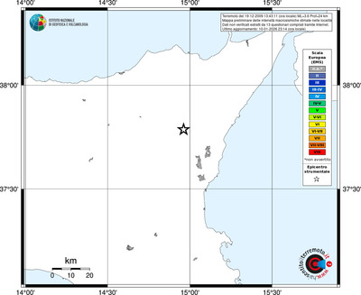 Mappa EMS - territori località