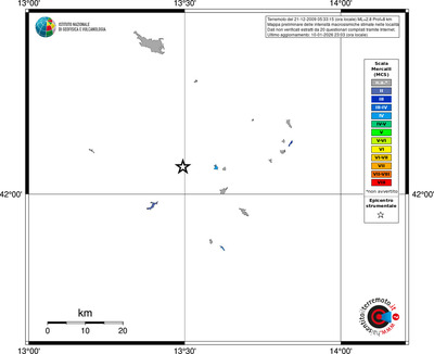 Mappa MCS - territori località