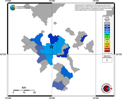 Mappa MCS - territori comuni