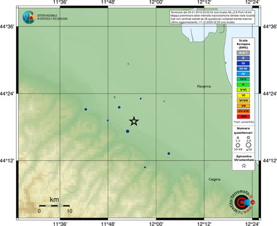 Mappa EMS - località