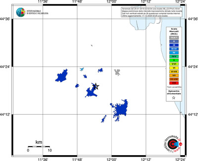 Mappa MCS - territori località