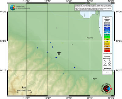 Mappa MCS - località
