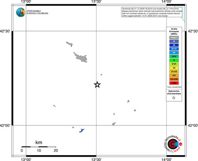 Mappa EMS - territori località