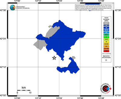 Mappa EMS - territori comuni