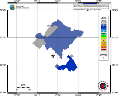 Mappa MCS - territori comuni