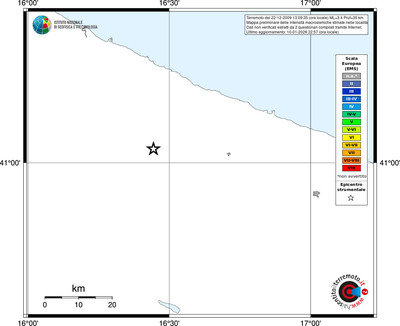 Mappa EMS - territori località