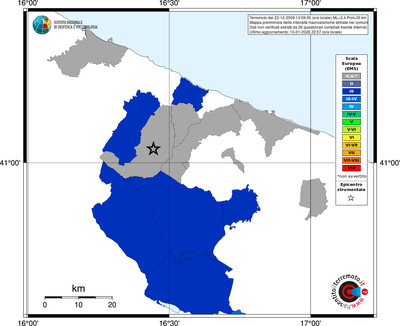 Mappa EMS - territori comuni