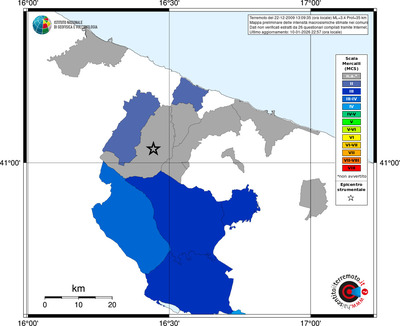 Mappa MCS - territori comuni