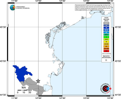 Mappa MCS - territori comuni