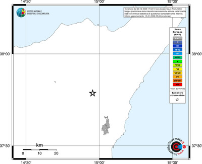 Mappa EMS - territori località