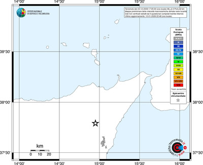 Mappa EMS - territori località