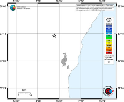 Mappa EMS - territori località