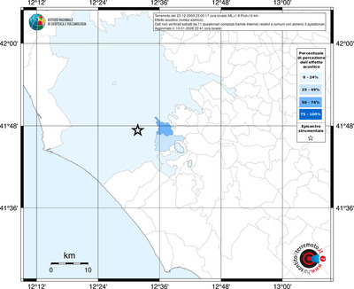 Mappa territorio comunale con almeno 3 questionari