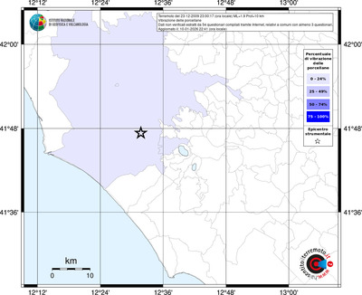 Mappa territorio comunale con almeno 3 questionari