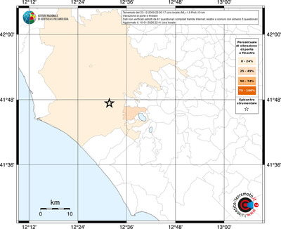 Mappa territorio comunale con almeno 3 questionari