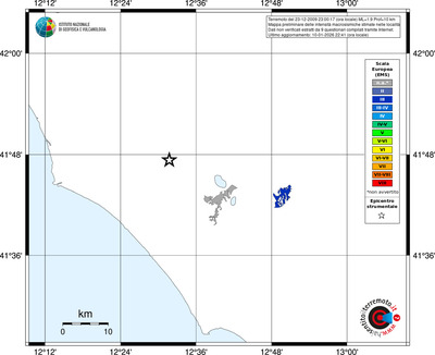 Mappa EMS - territori località