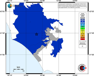 Mappa EMS - territori comuni