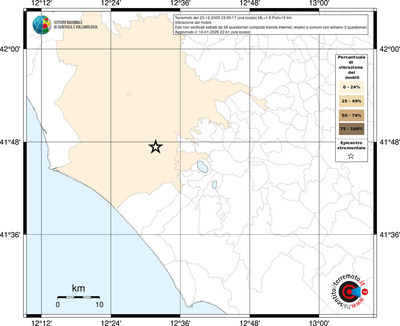 Mappa territorio comunale con almeno 3 questionari