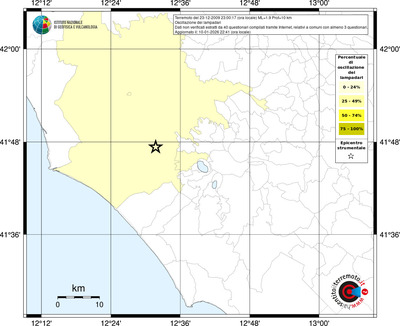 Mappa territorio comunale con almeno 3 questionari