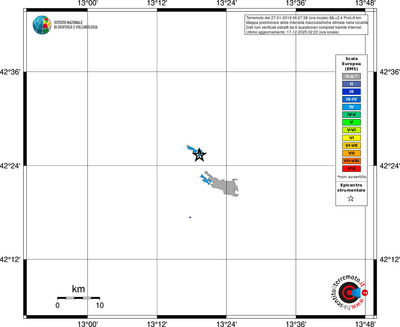 Mappa EMS - territori località