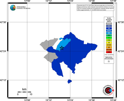 Mappa EMS - territori comuni