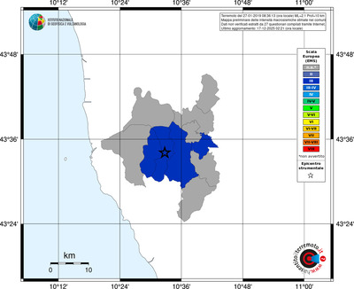 Mappa EMS - territori comuni