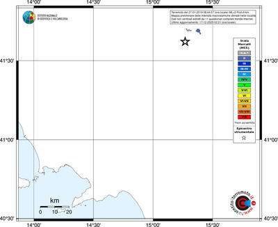Mappa MCS - territori località