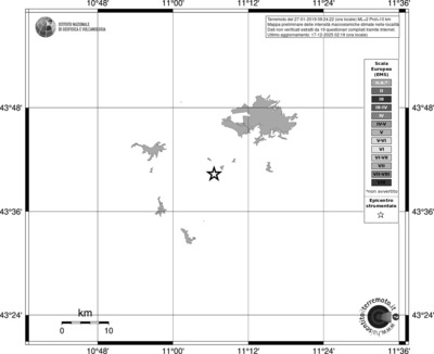 Mappa EMS - territori località