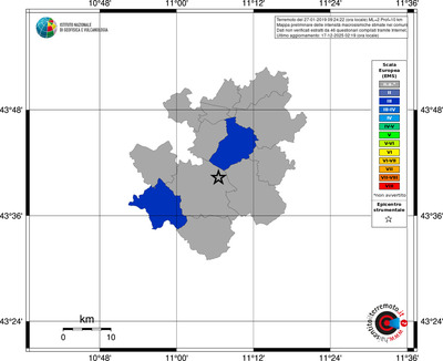Mappa EMS - territori comuni