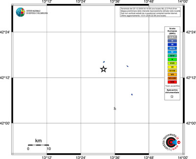Mappa EMS - territori località