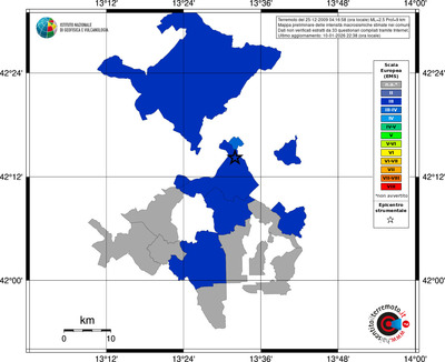 Mappa EMS - territori comuni