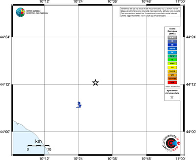 Mappa EMS - territori località
