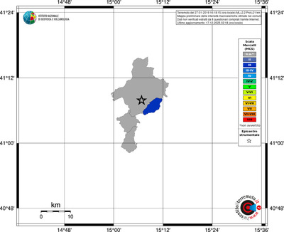 Mappa MCS - territori comuni
