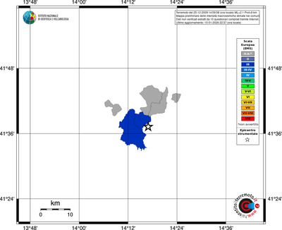 Mappa EMS - territori comuni